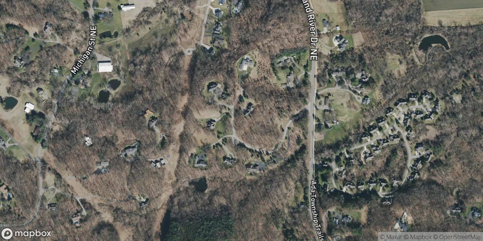 The Highlands — satellite view