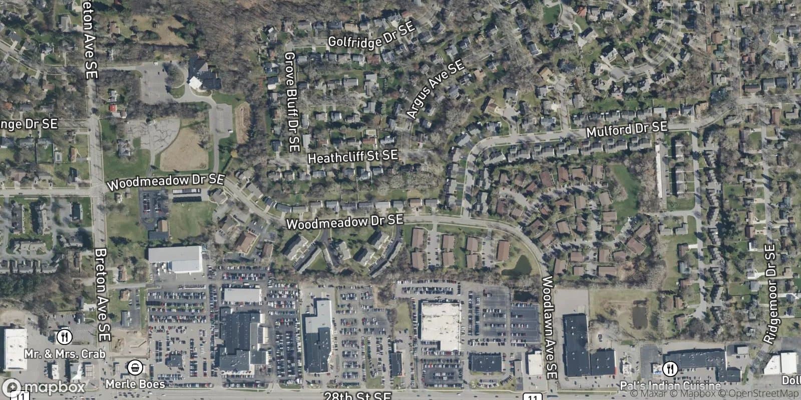 Longmeadow Plat — satellite view