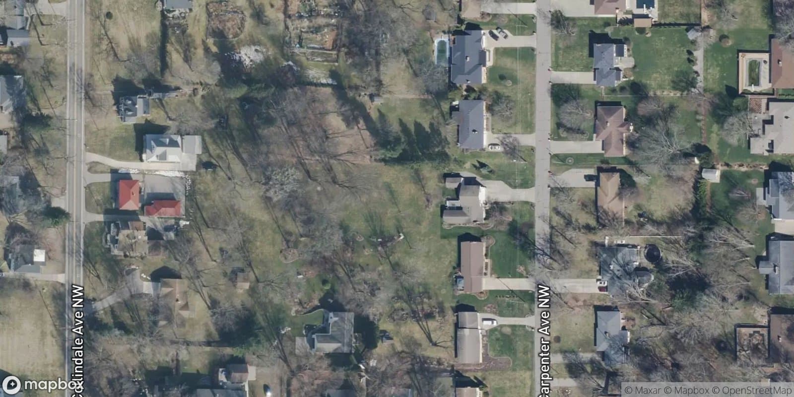 Rosecrest, Amended Plat Lots 20 Thru 22 Inclusive Also Lots 17 Thru 21 and Adjacent Vacated East 1/2 of Westview Ave Stokker Plat — satellite view