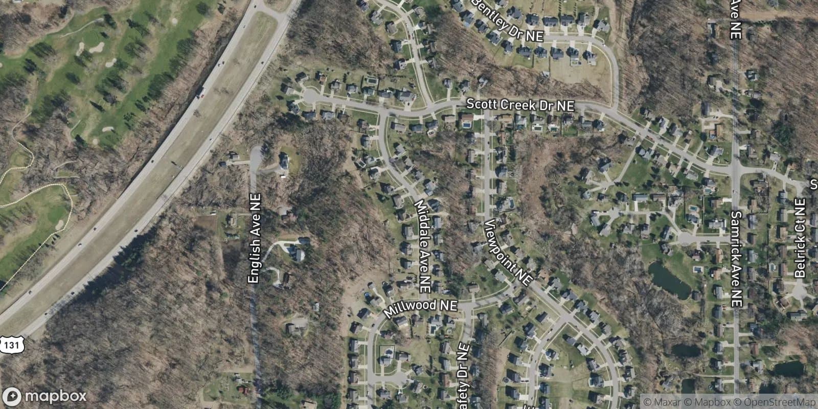 English Meadows No. 2 — satellite view