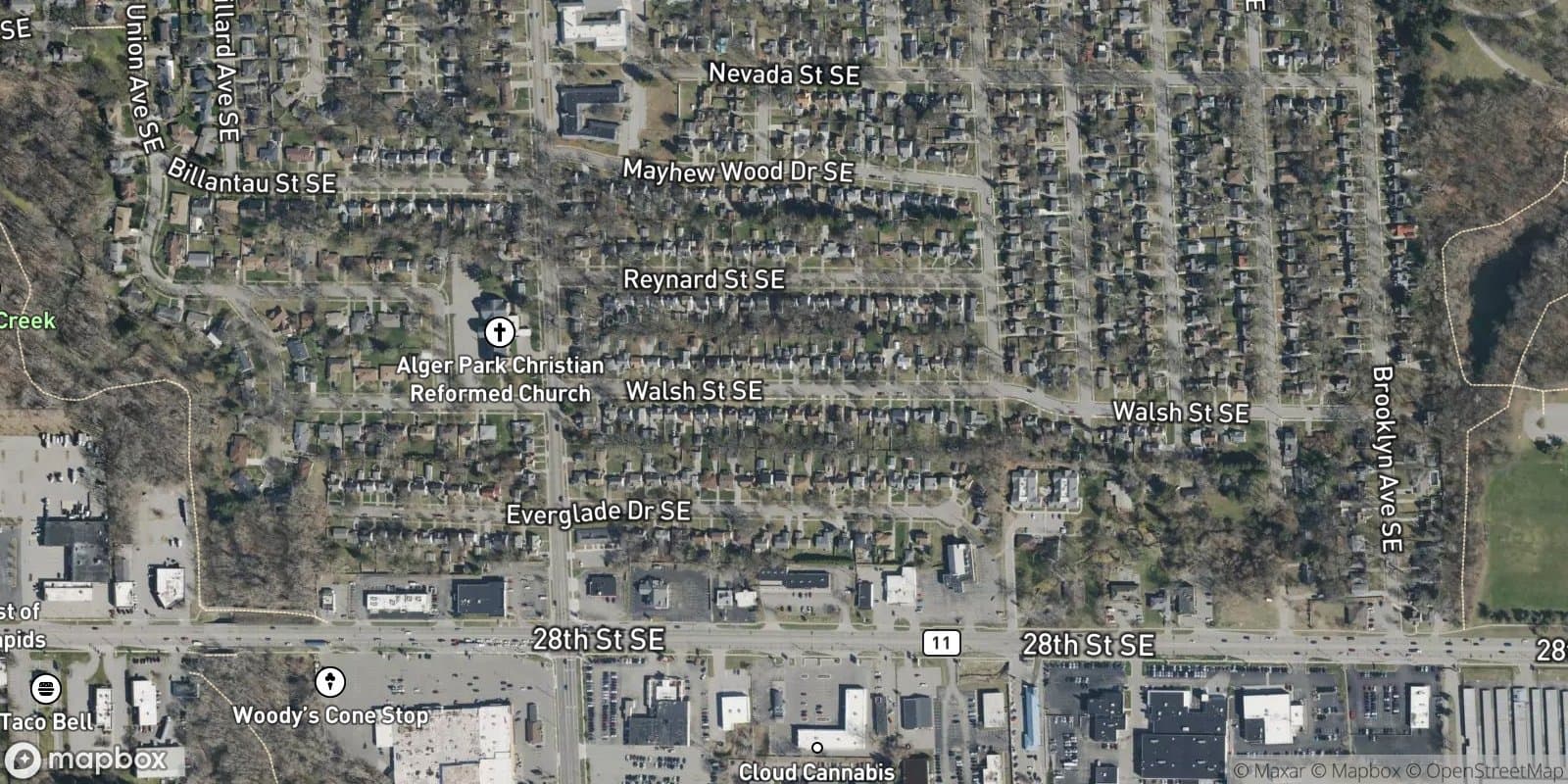 Plaster Creek Park Plat — satellite view