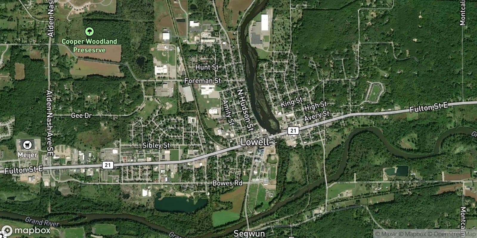 Richards & Wickhams Plat — satellite view