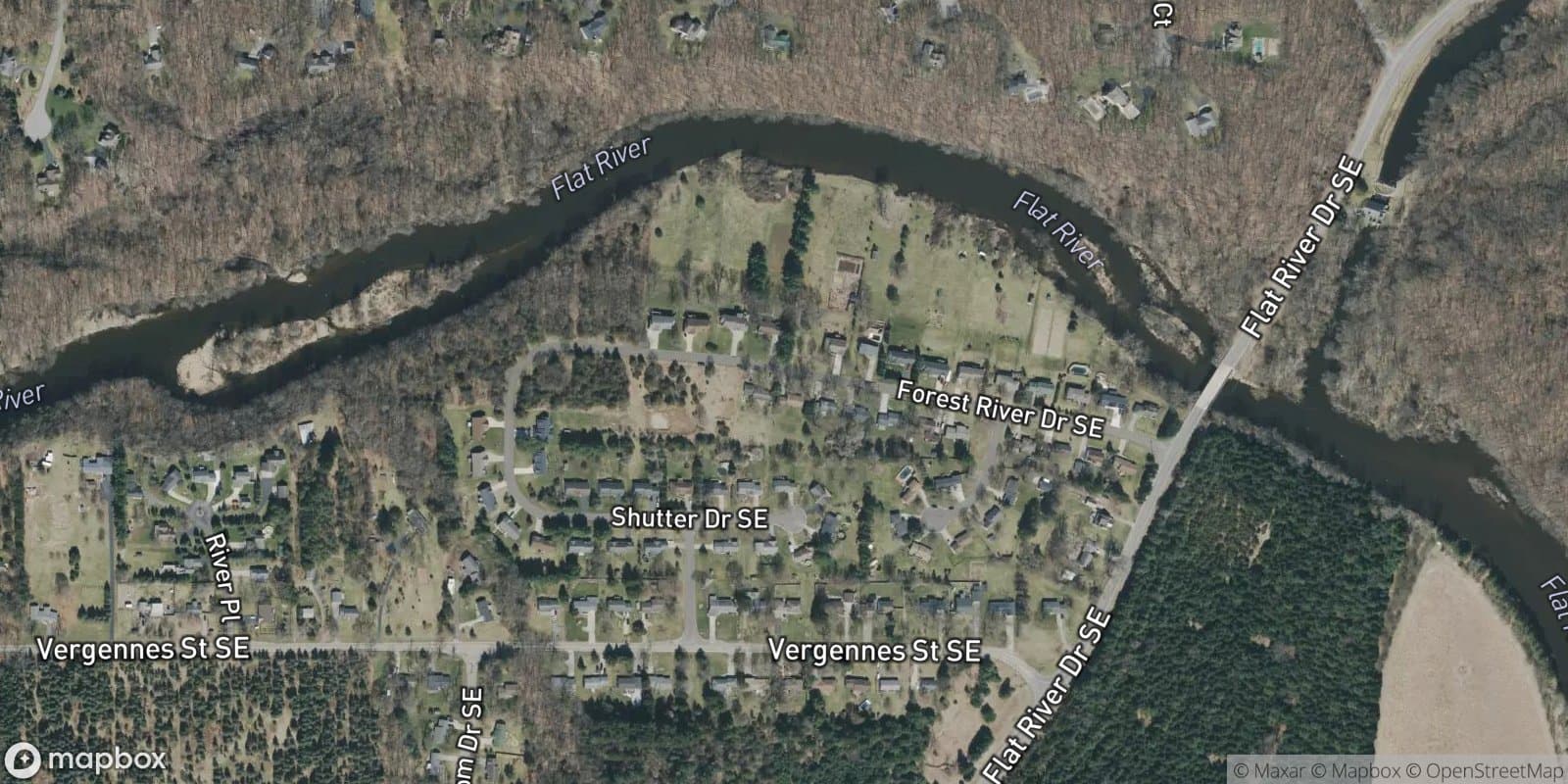 Vergennes Plat — satellite view