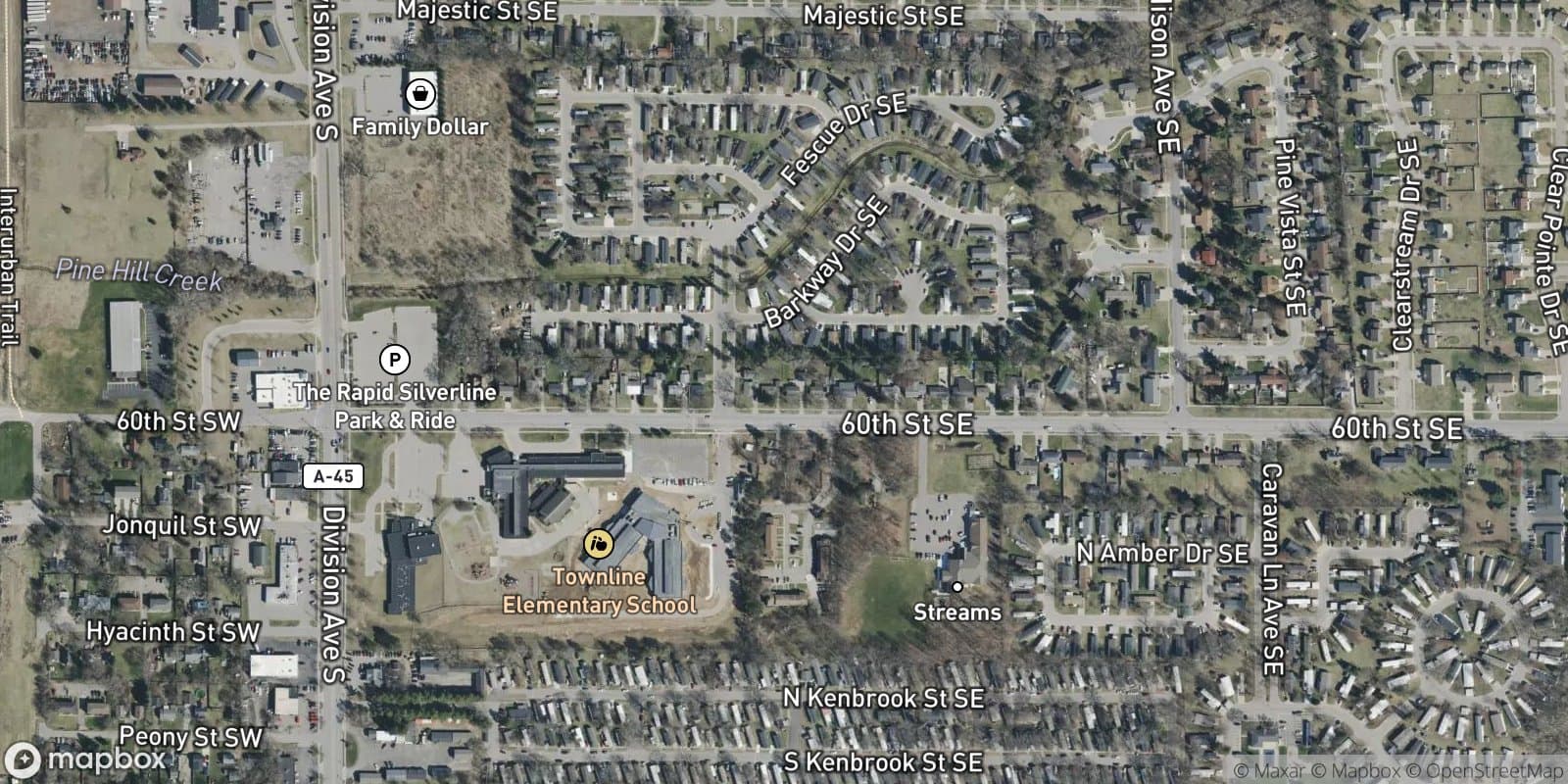 Fisher Homesites — satellite view