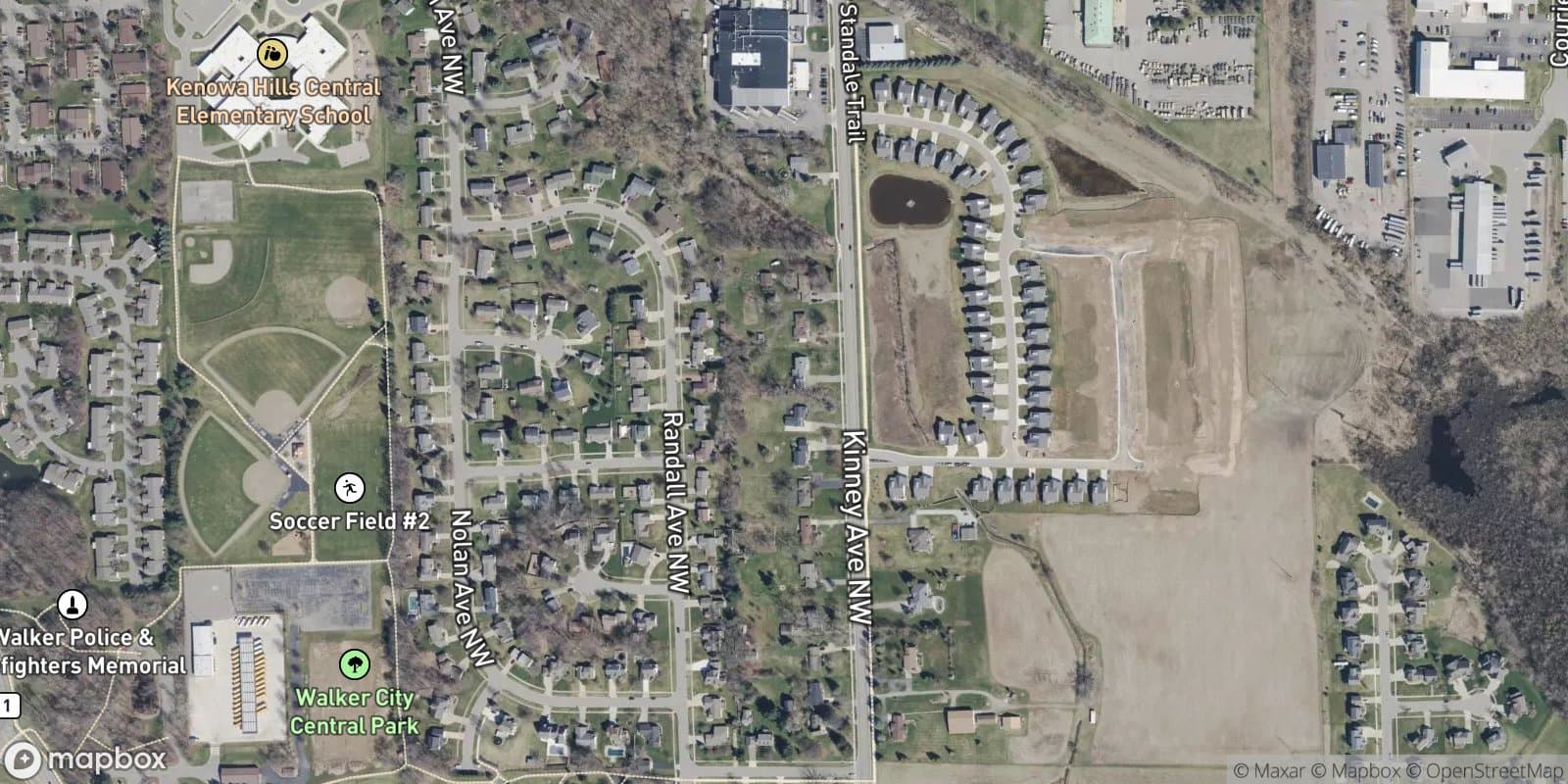 Edgewood Acres — satellite view