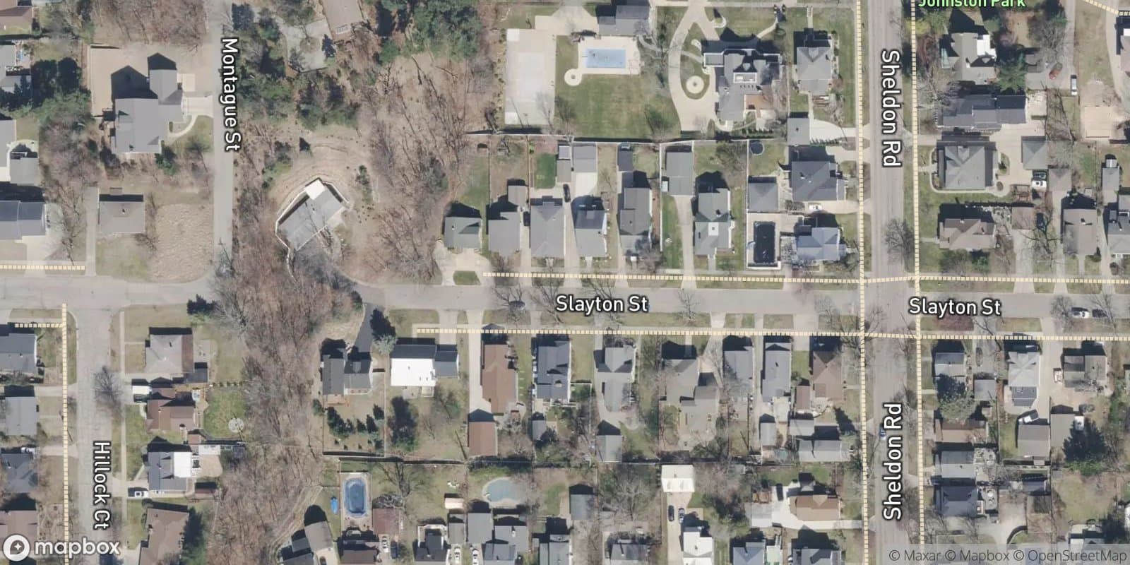 Slayton & Vanderveens Add — satellite view