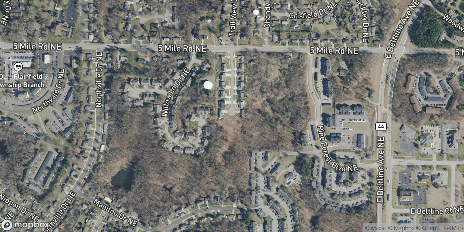 Trail View Heights — satellite view