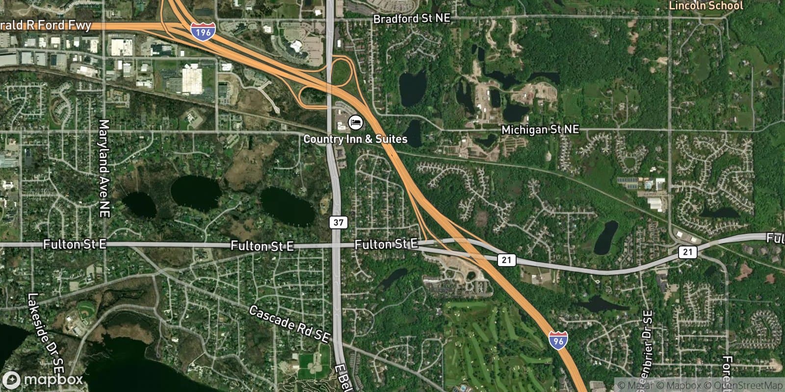 Robinhood — satellite view