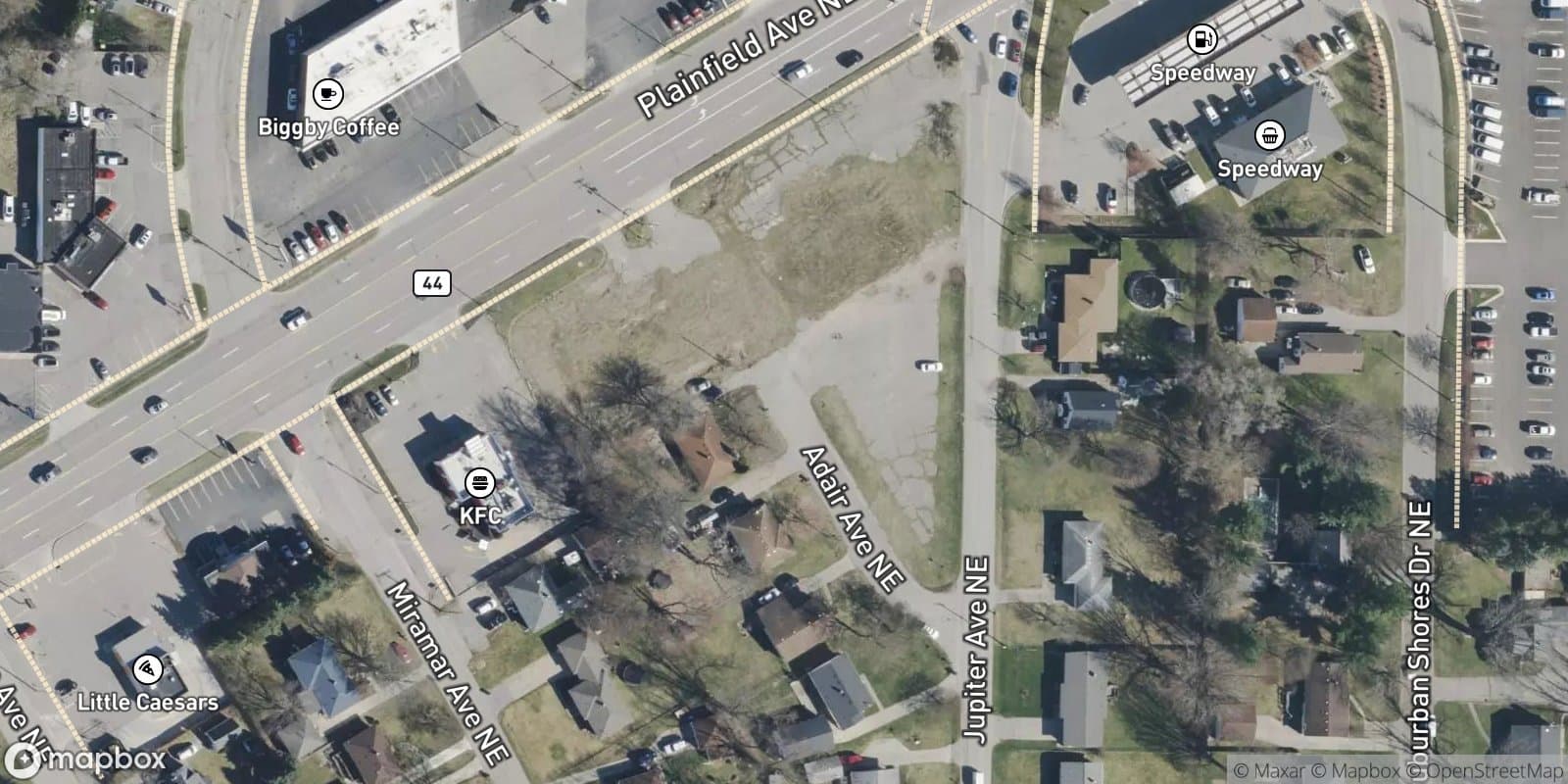 Orlando Park, Amended Plat of Lots 408 Through 422, Vacated Alley and Vacated Irving Avenue — satellite view