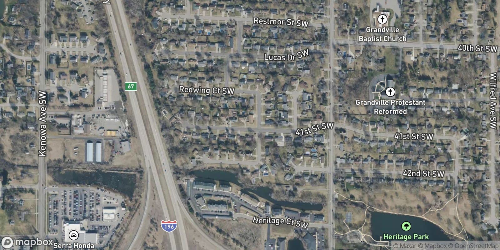 Grandville Acres — satellite view