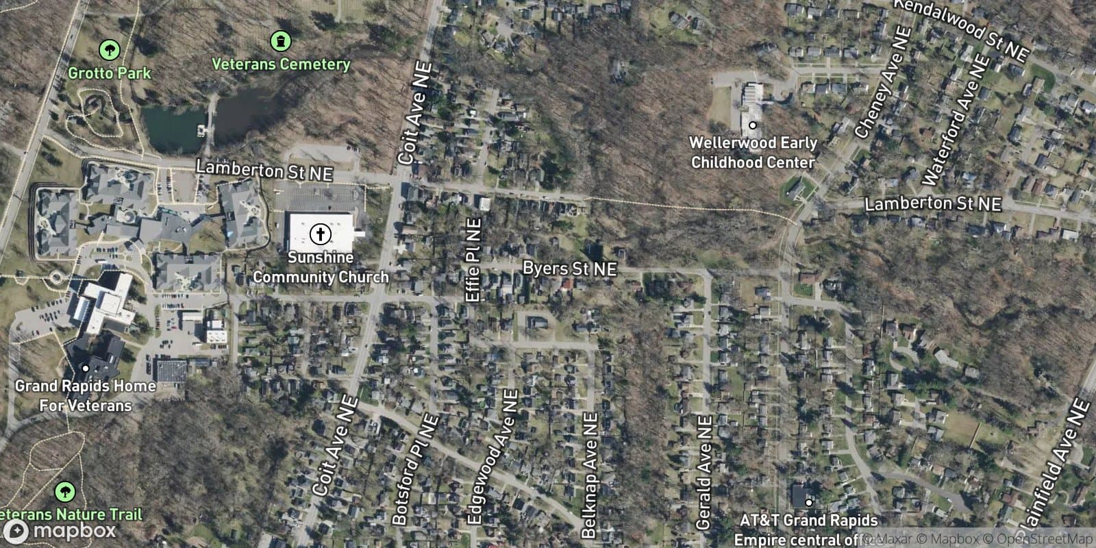 Byers & Mcpherson Add. — satellite view