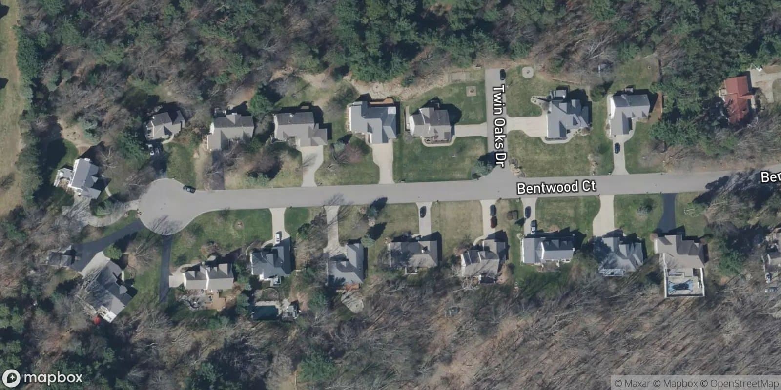 Bentwood Estates — satellite view