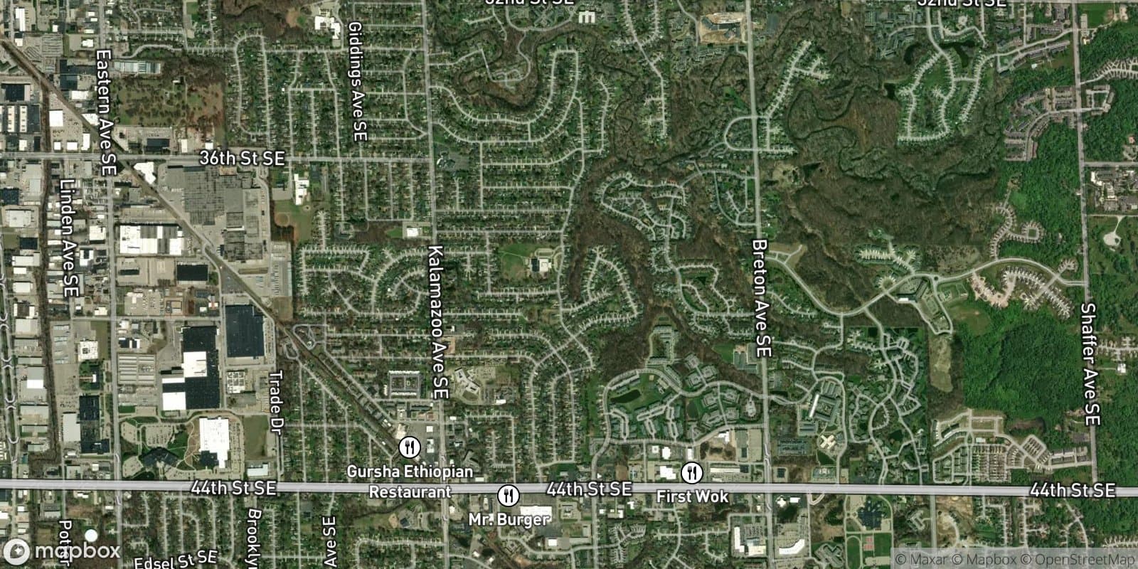 Churchill Downs — satellite view