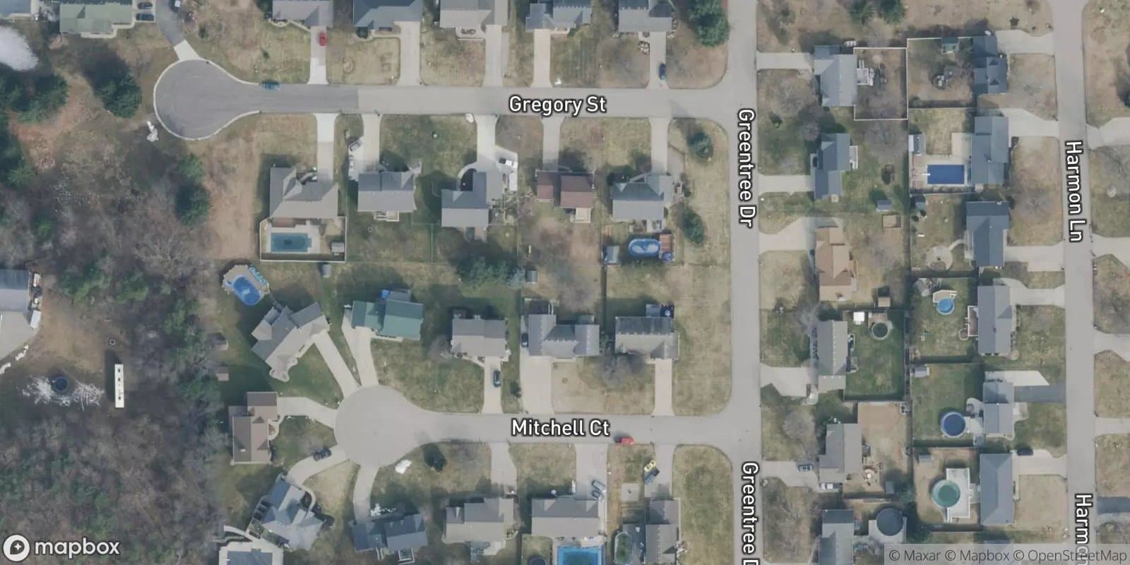 Isaac Estates — satellite view