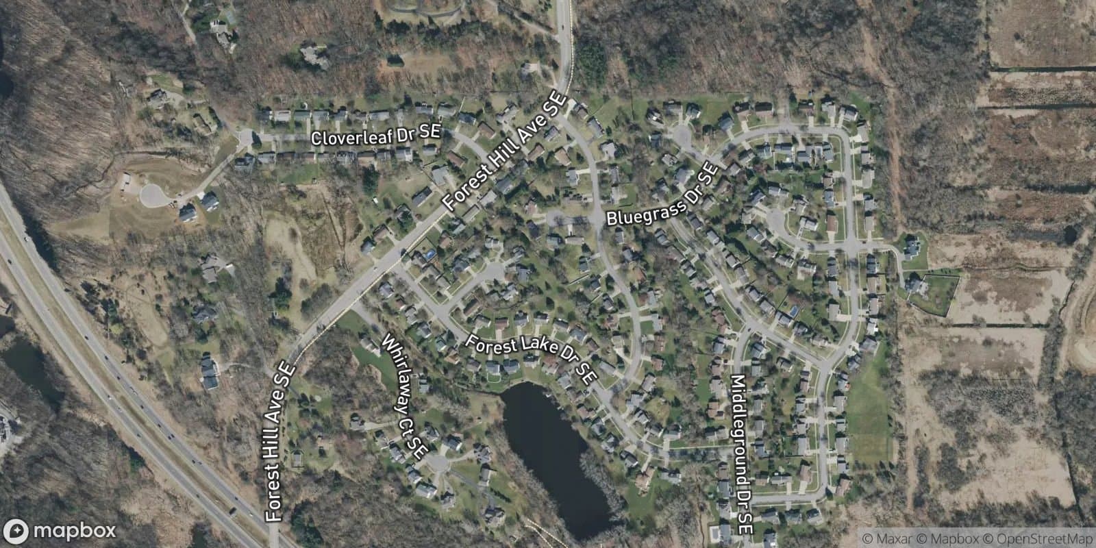 Forest Hill Meadows — satellite view