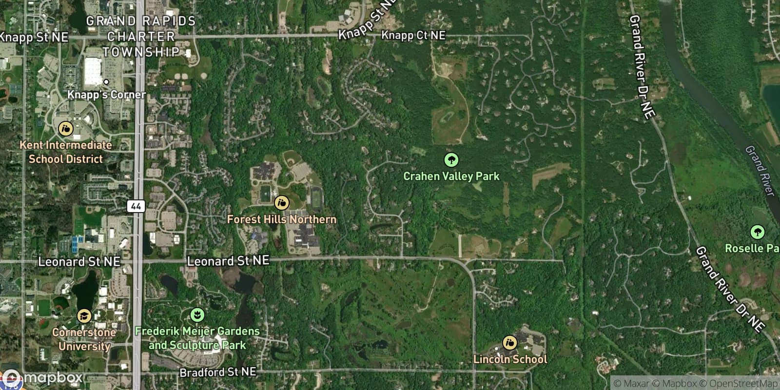 Winterwood — satellite view