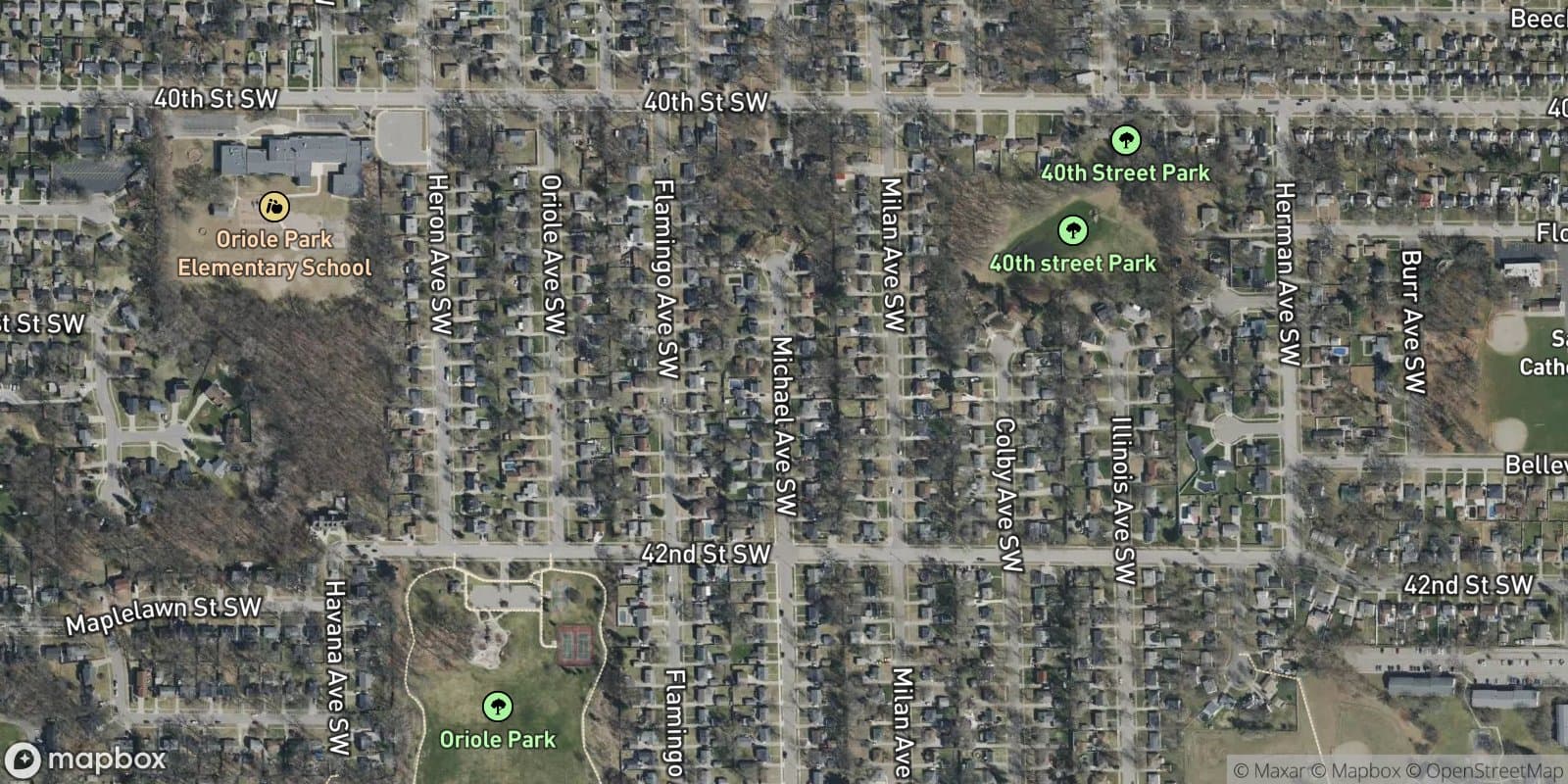 P&S Plat No.1 — satellite view