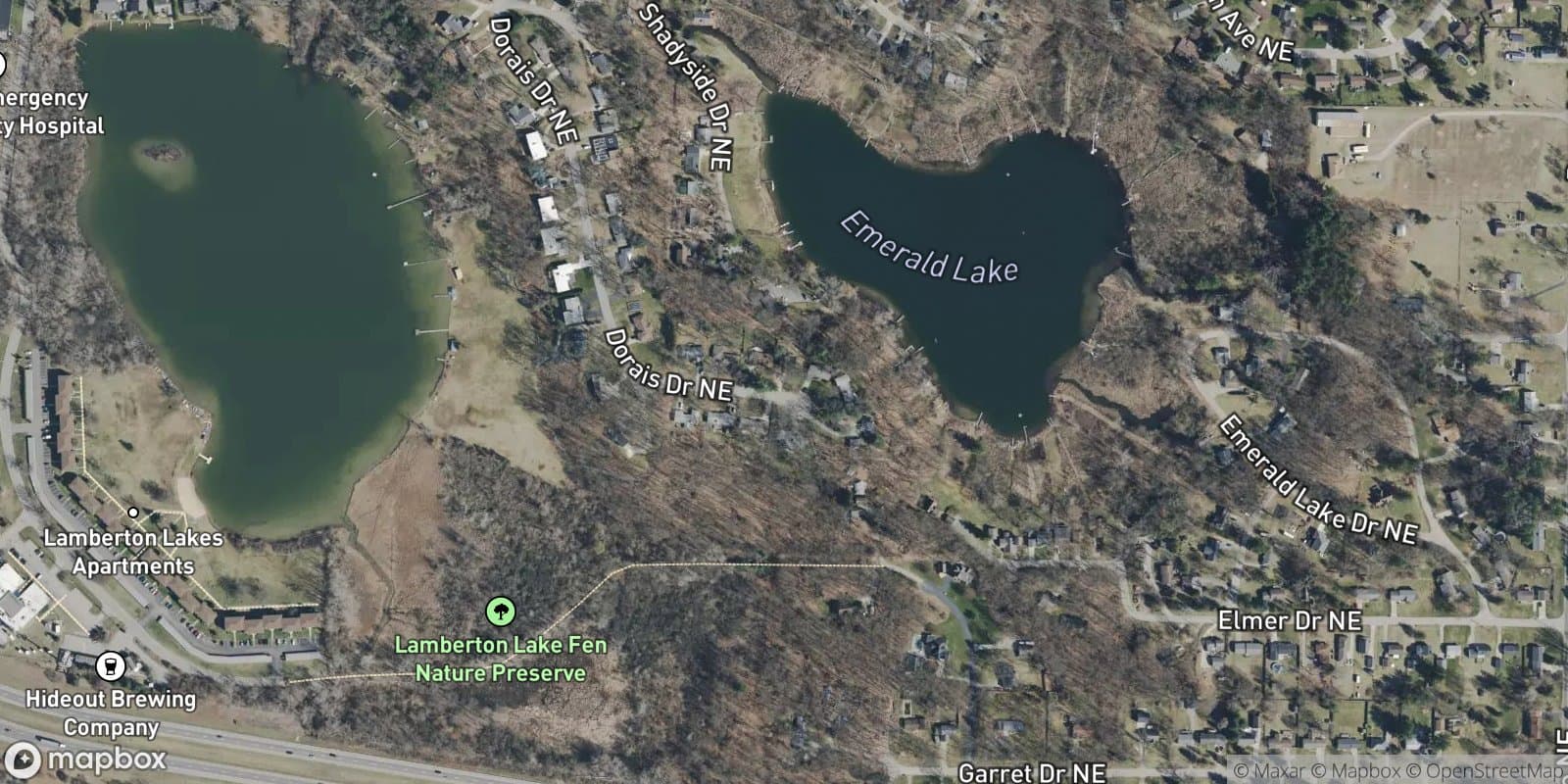 Chippewa Hills No. 1 — satellite view