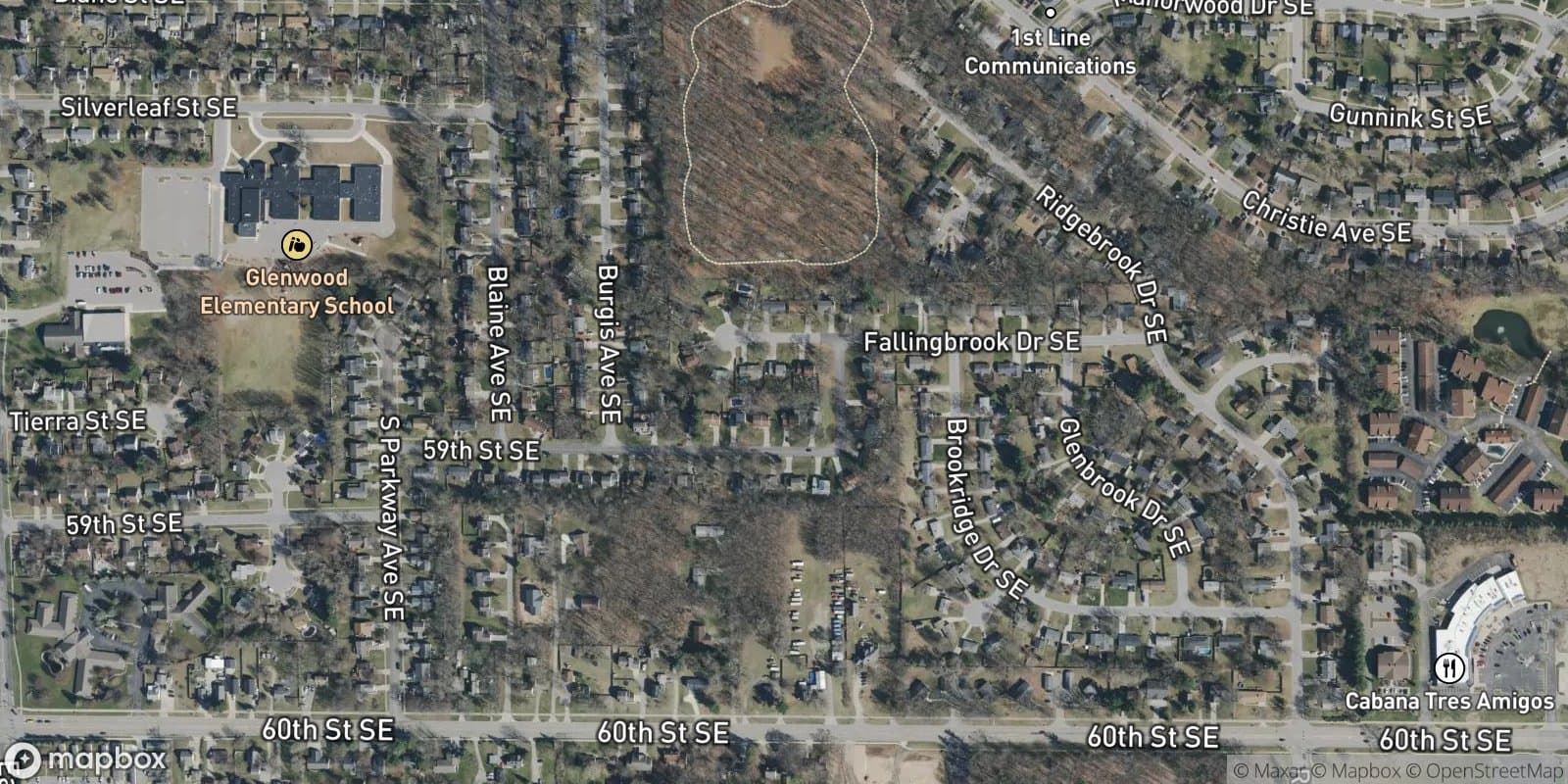 Breton Gardens — satellite view