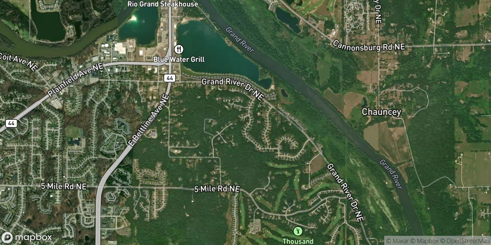 Waterford Woods Heights Site Condominiums — satellite view