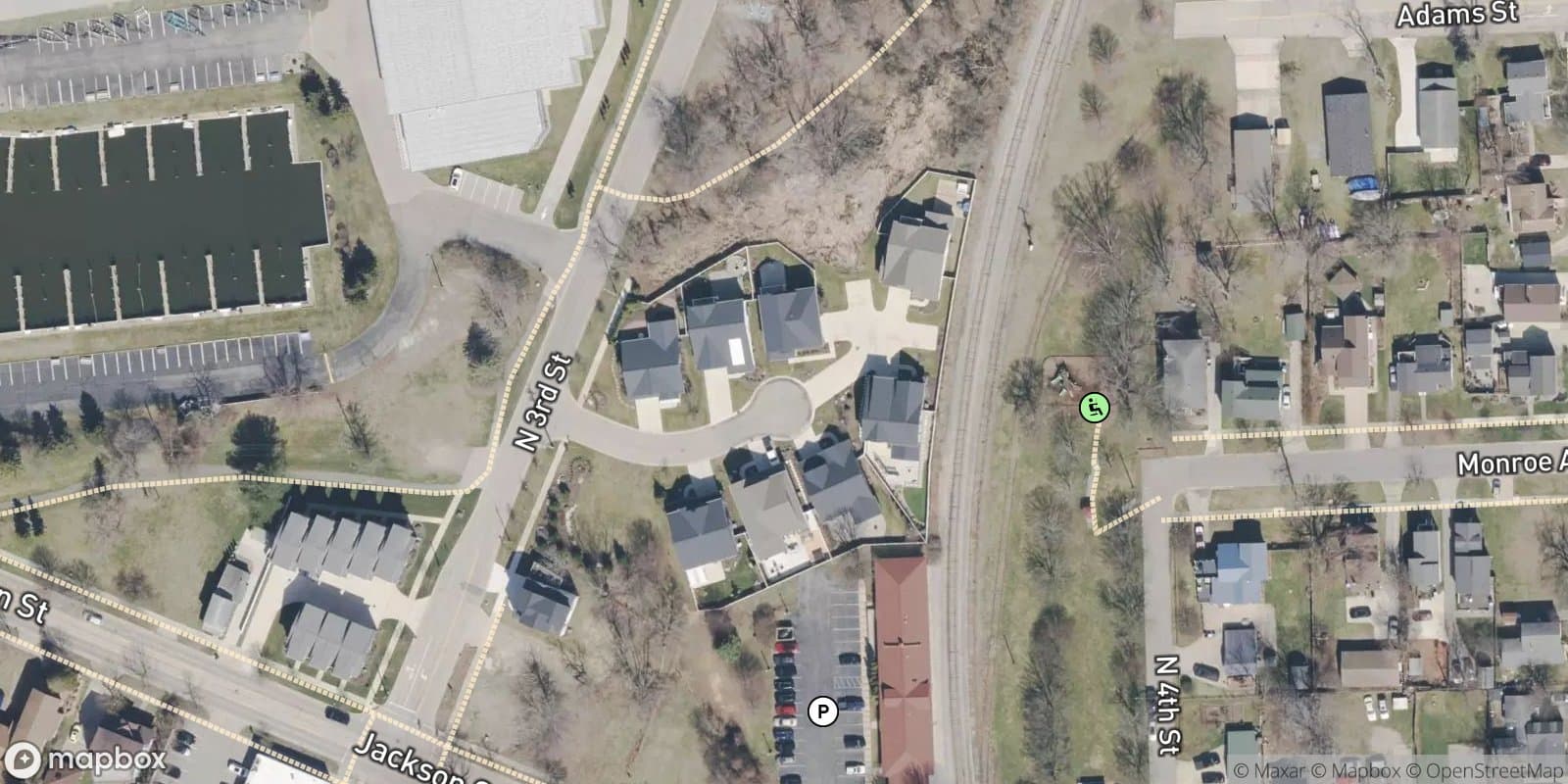 Pere Marquette Place — satellite view