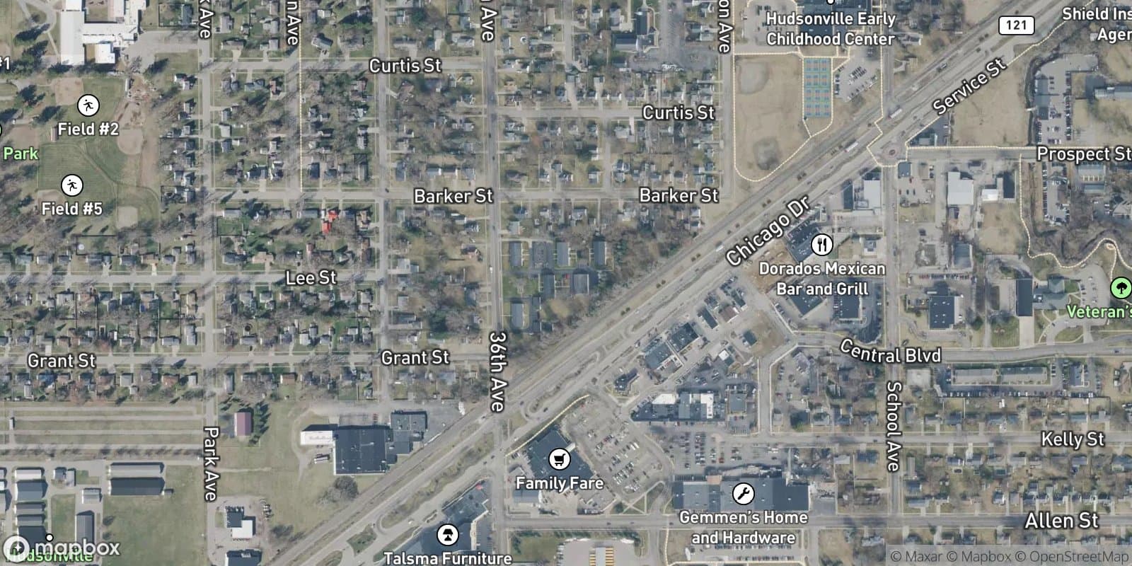 Sunset Village Condo — satellite view