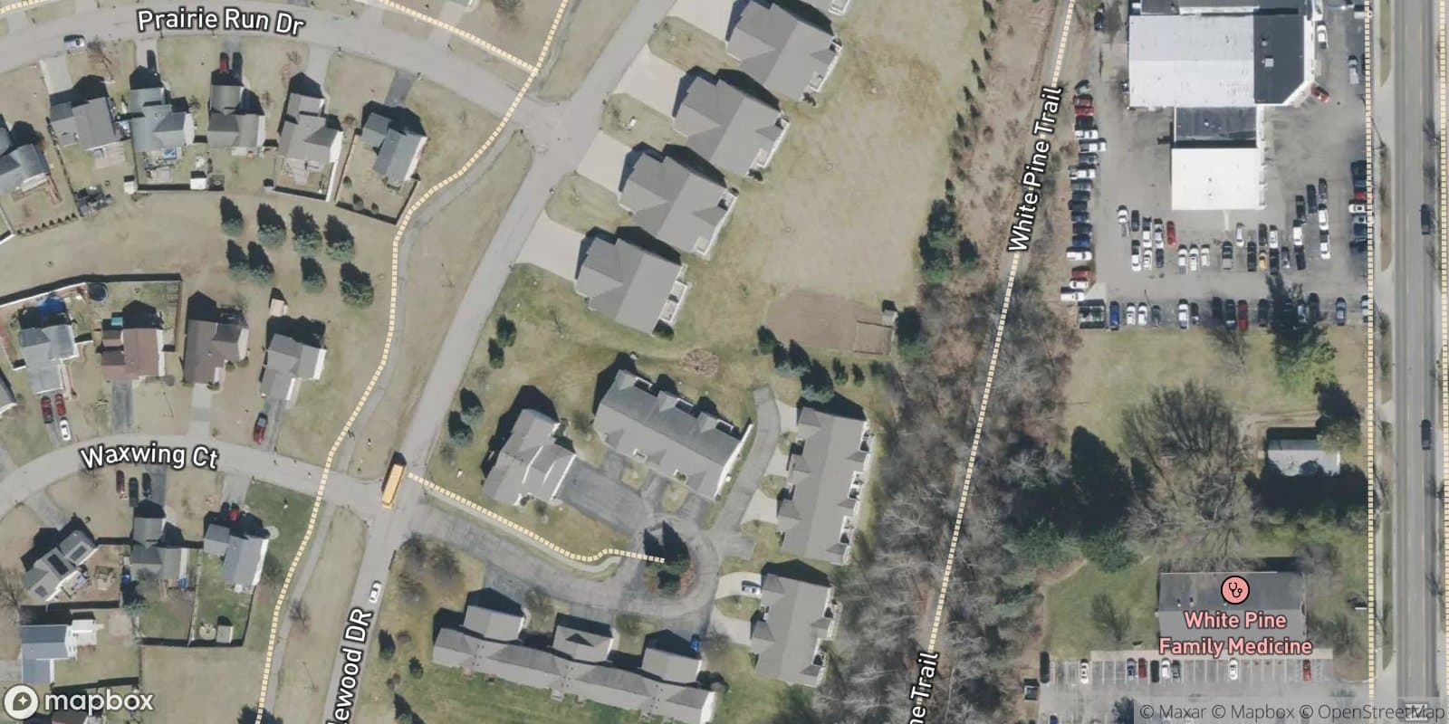 The Pines of Cedar Springs Condominiums — satellite view