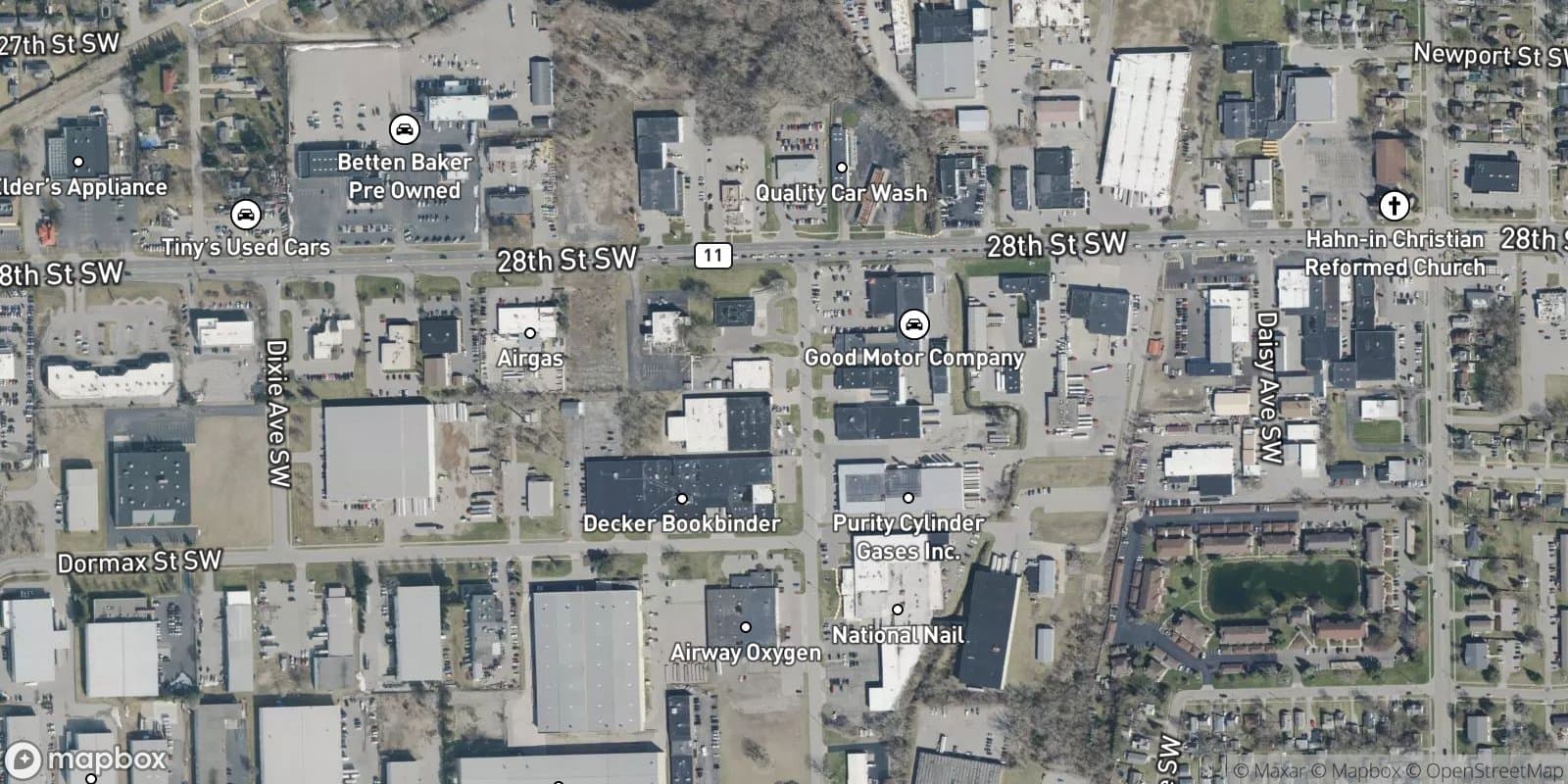 Grand Rapids Gravel Co. Industrial Park — satellite view