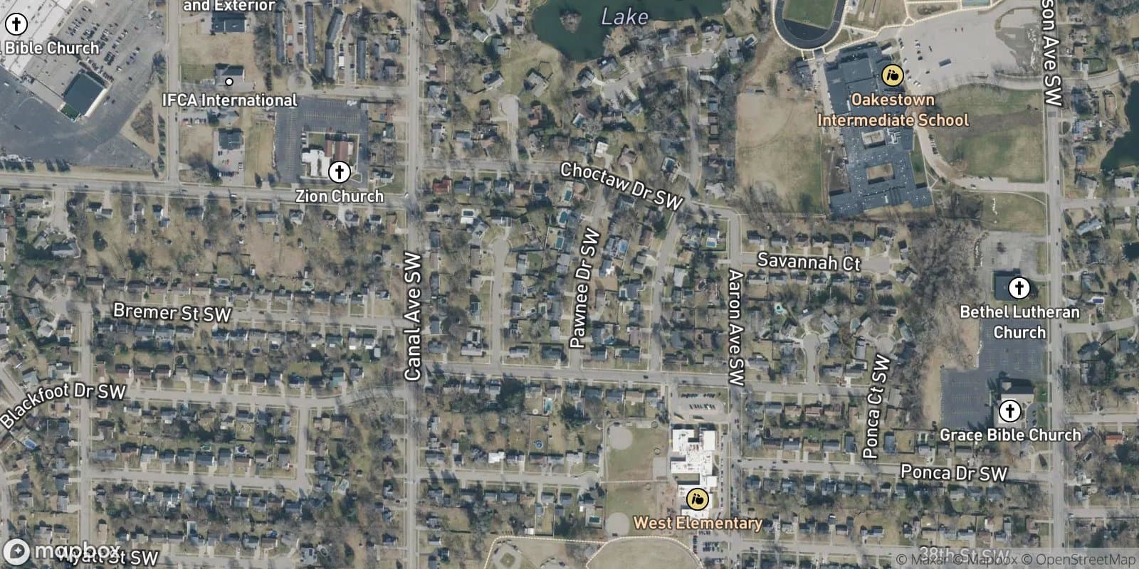 Sunny Acres Add. No.1 — satellite view