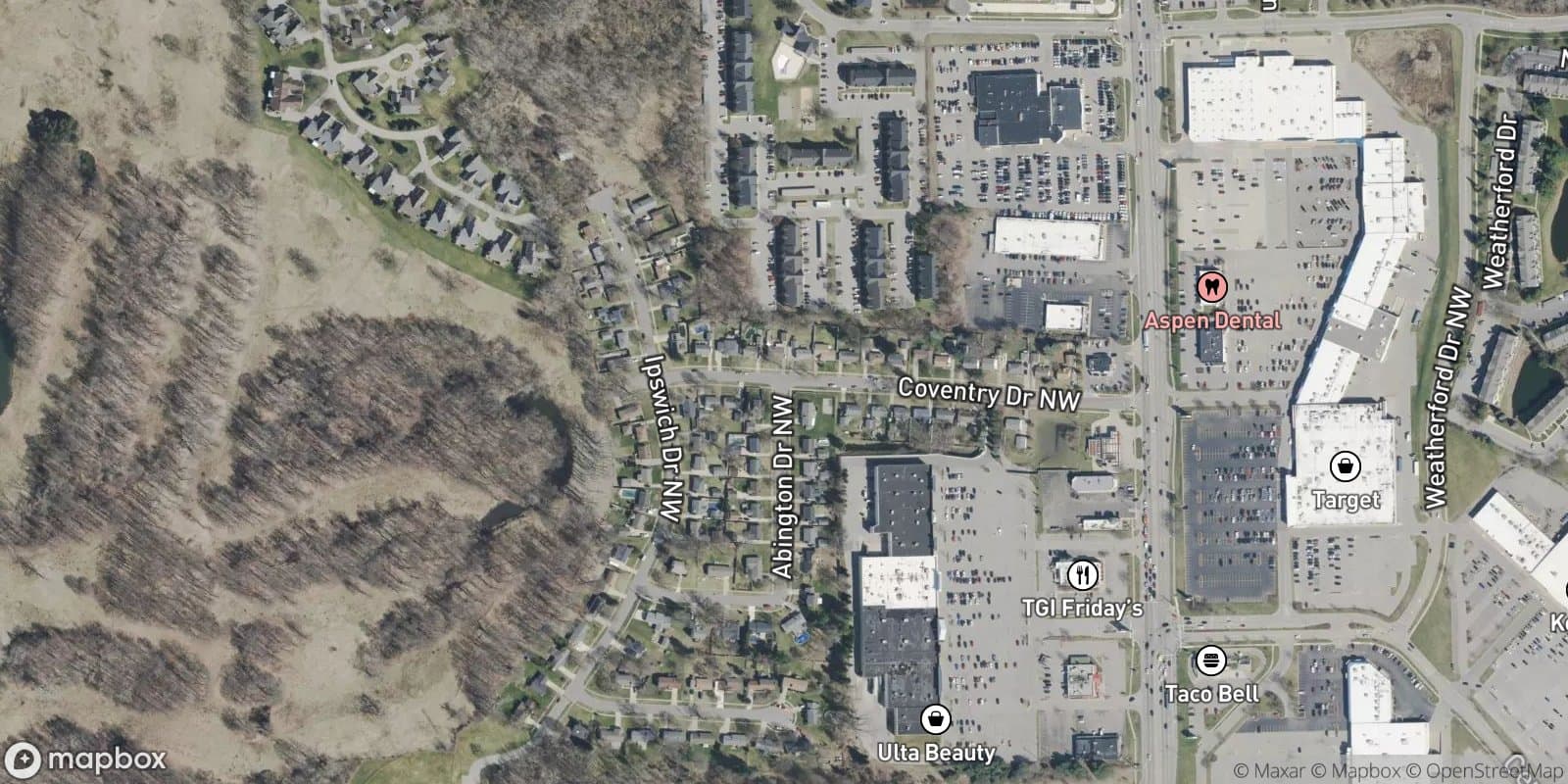 English Hills — satellite view