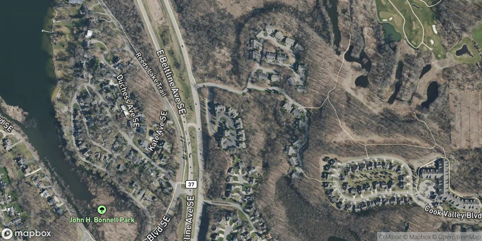 The Pinnacle at Reeds Crossing — satellite view