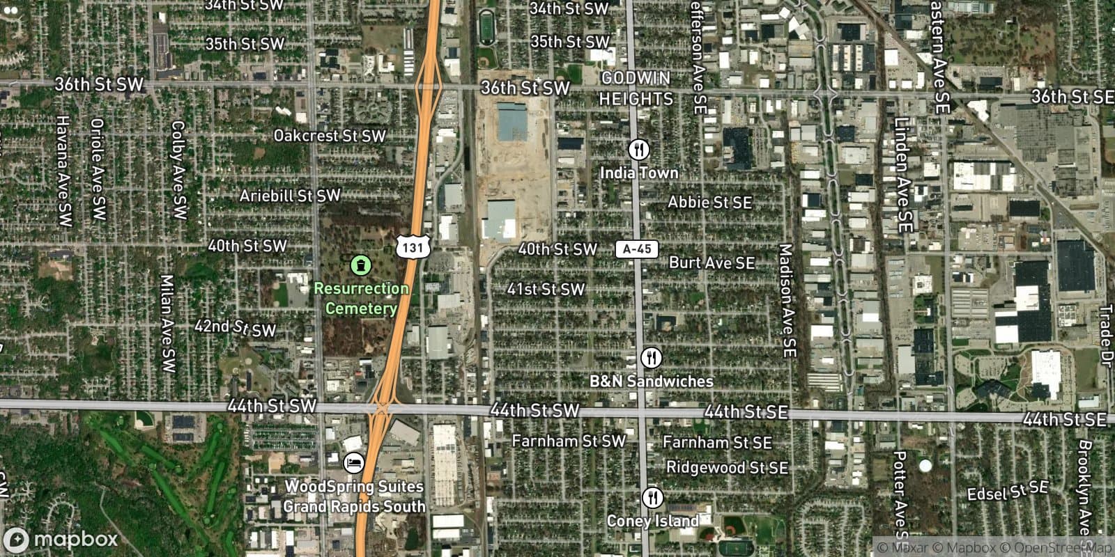 Home Acres — satellite view