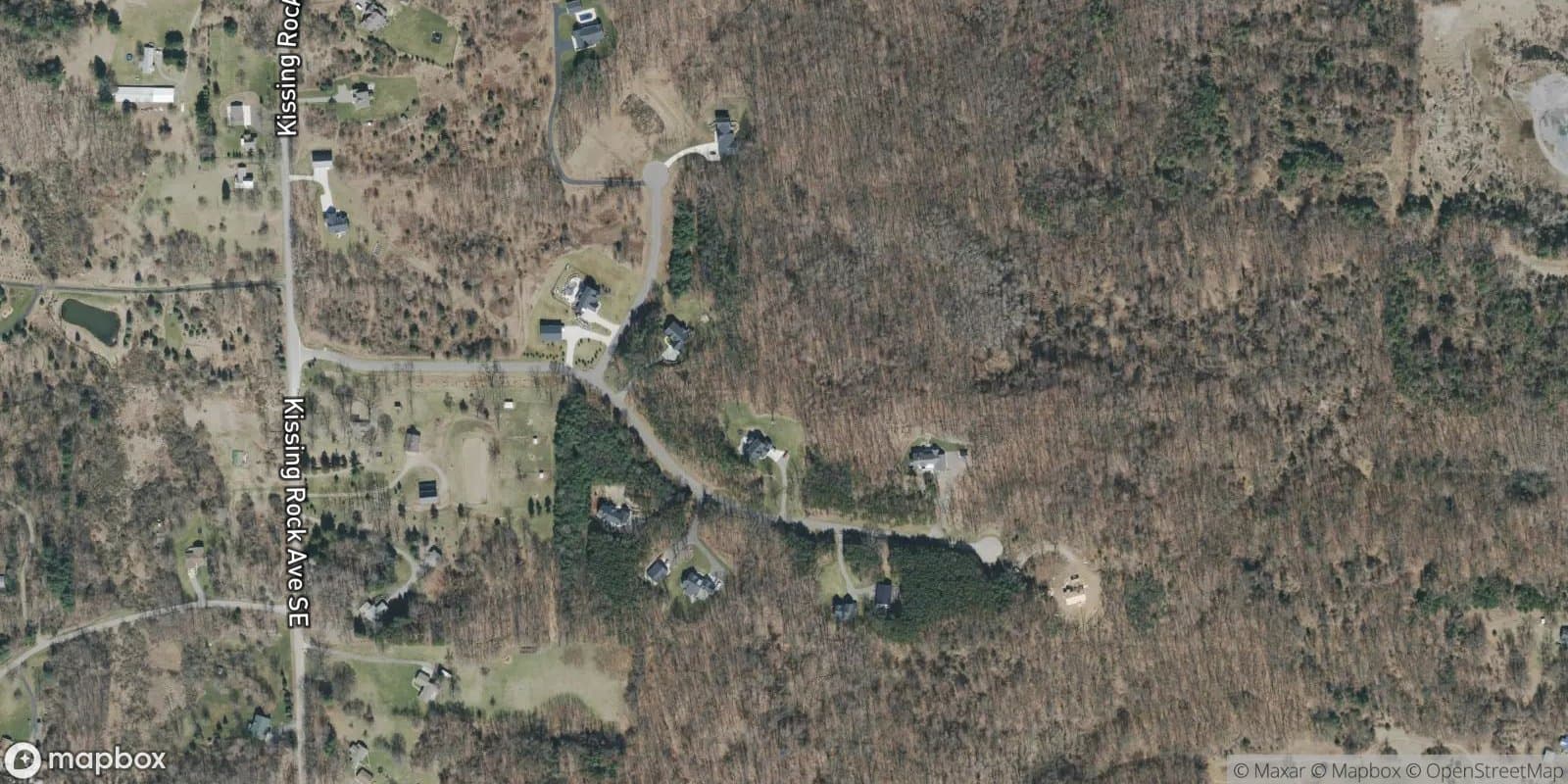 Kissing Rock Estates — satellite view