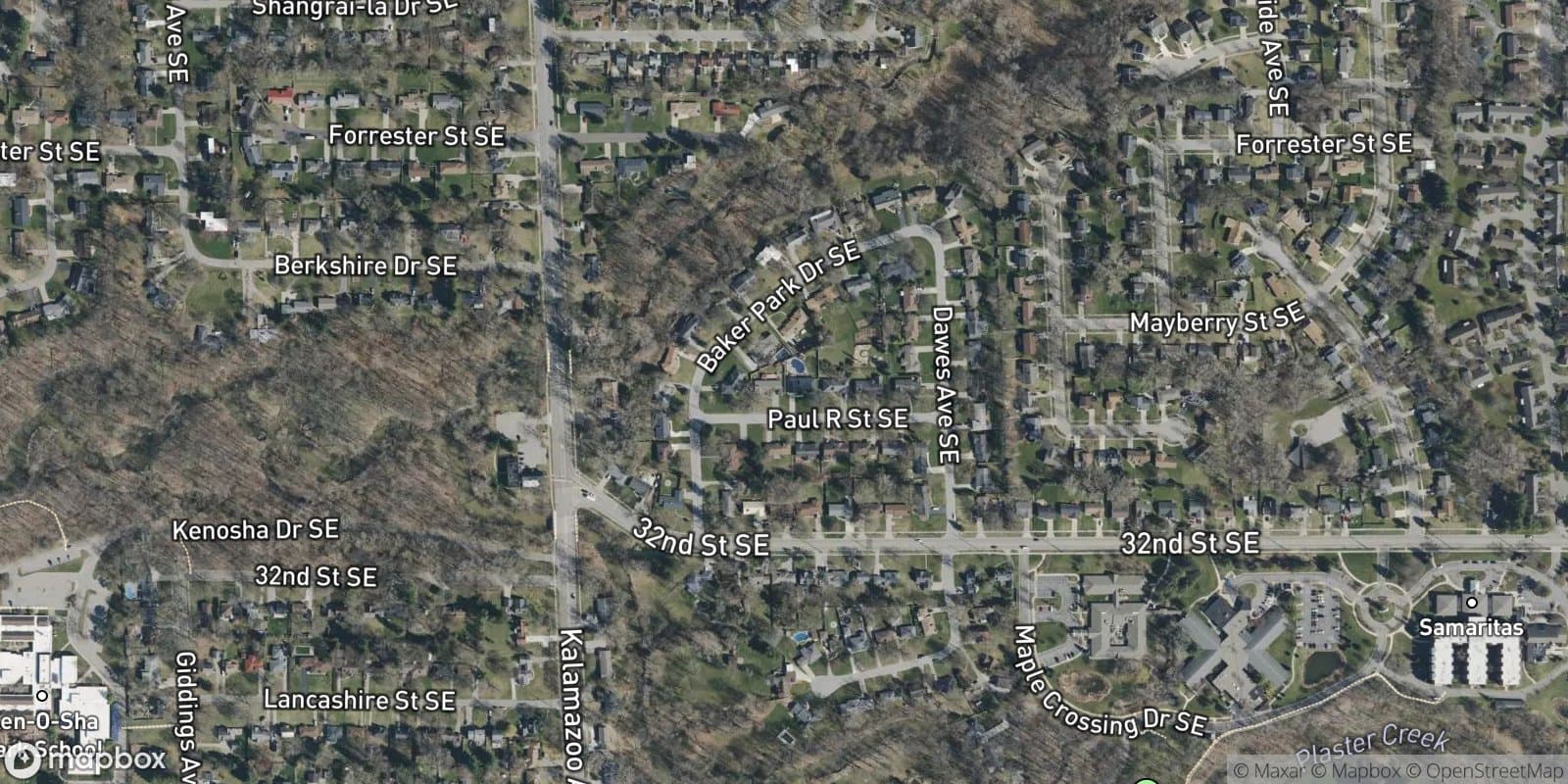 Woodlands Plat — satellite view