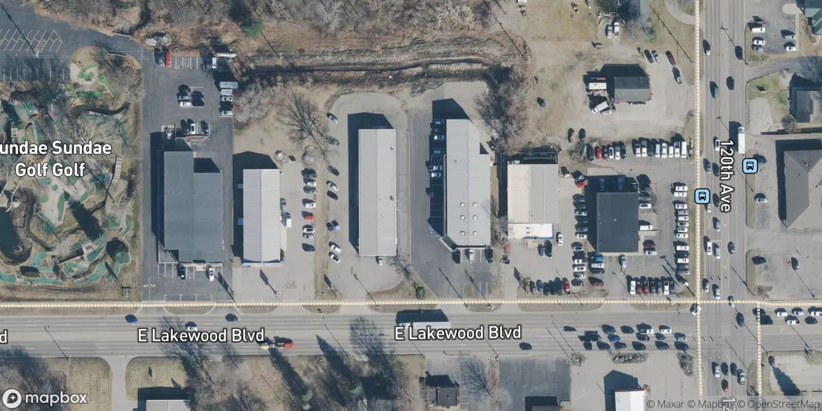 Lakewood Commercial Plat — satellite view