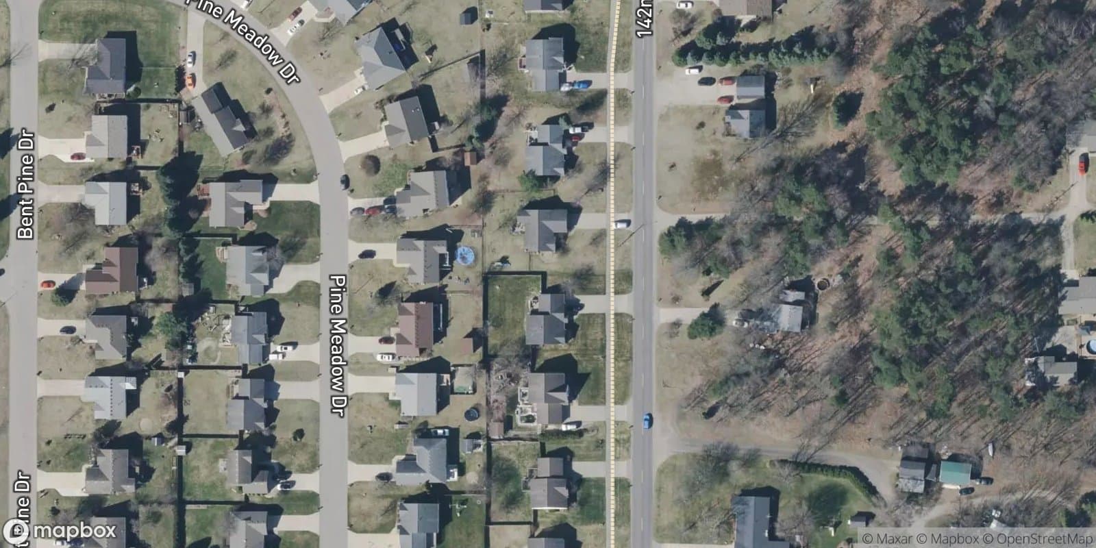 Pine Creek East Site Condominiums — satellite view