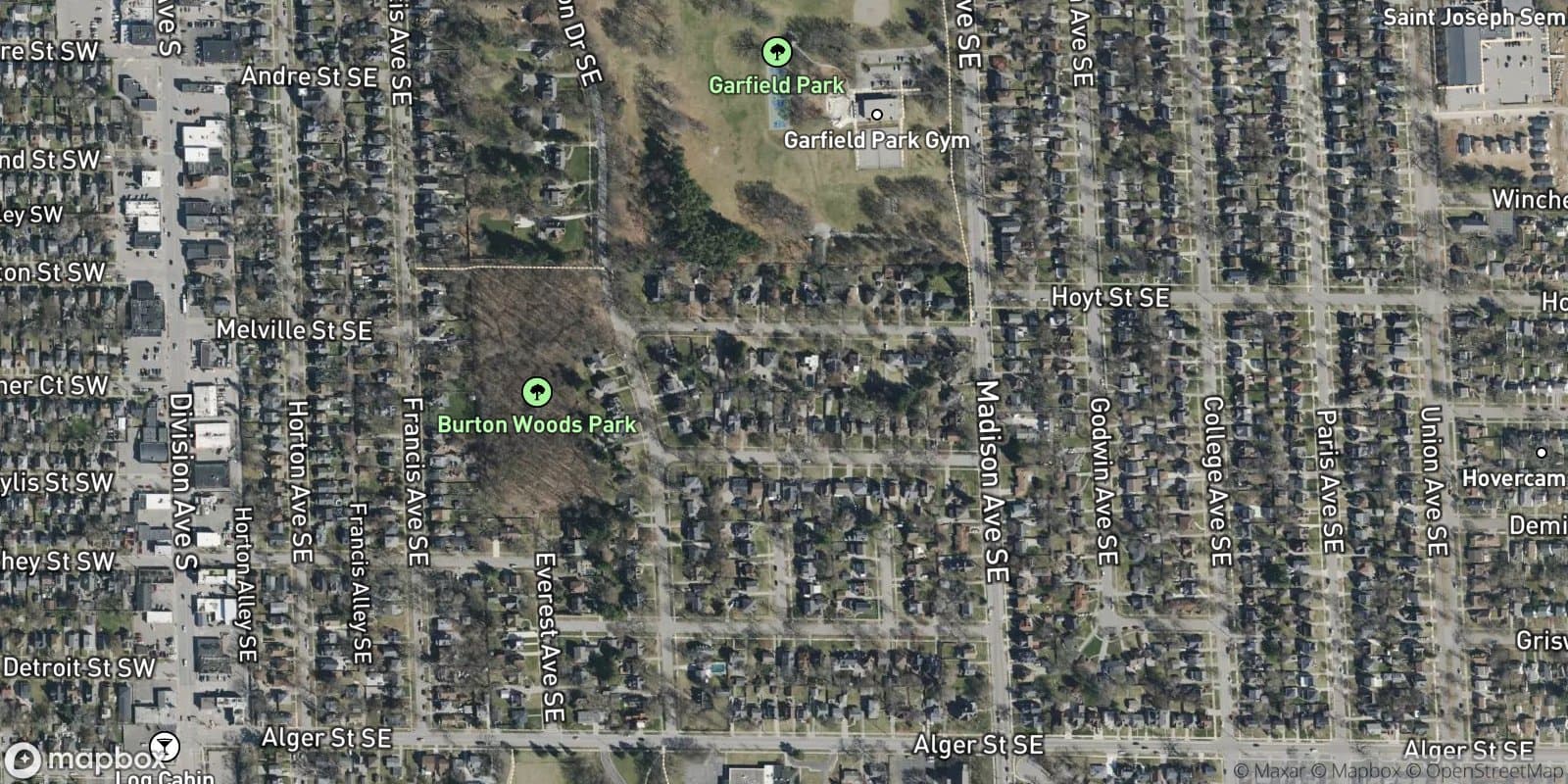Playground Heights — satellite view
