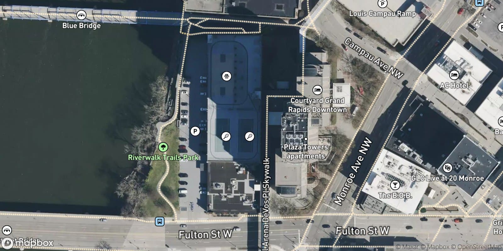 Plaza Towers Condominium — satellite view