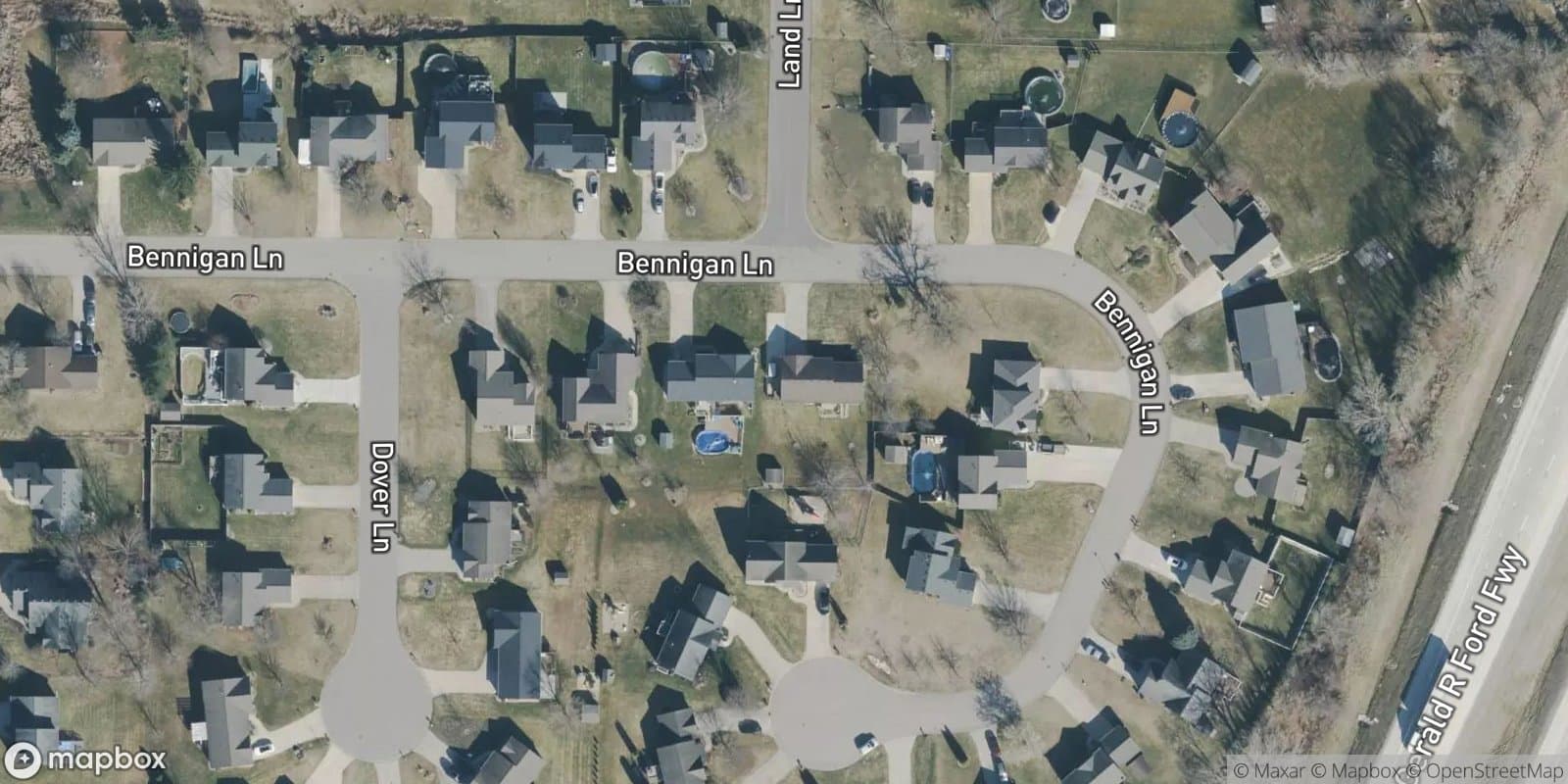 Zeeland East Estates — satellite view
