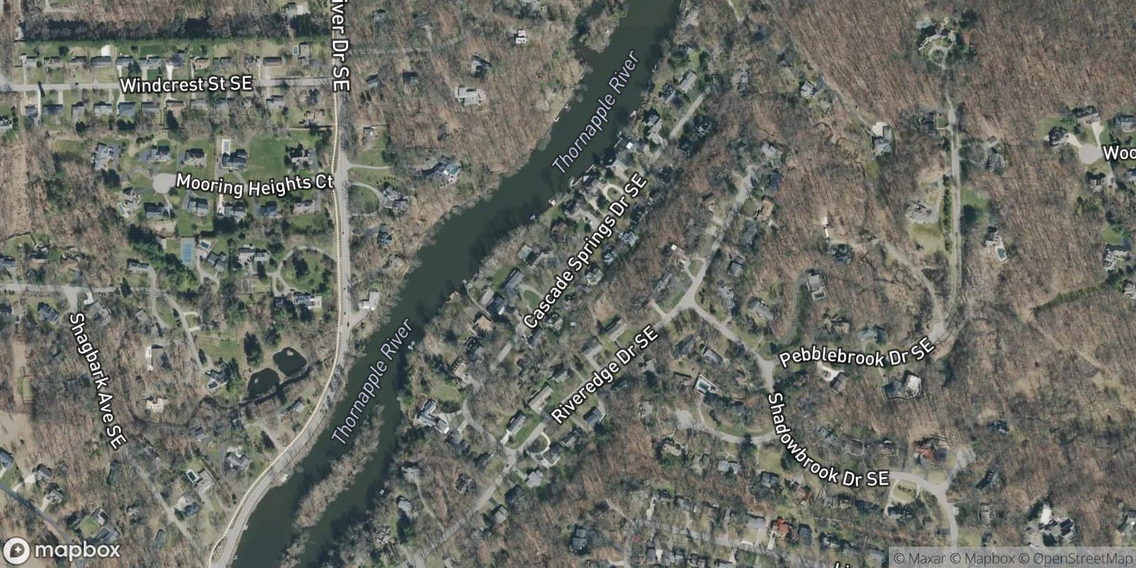 Village of Cascade Springs — satellite view