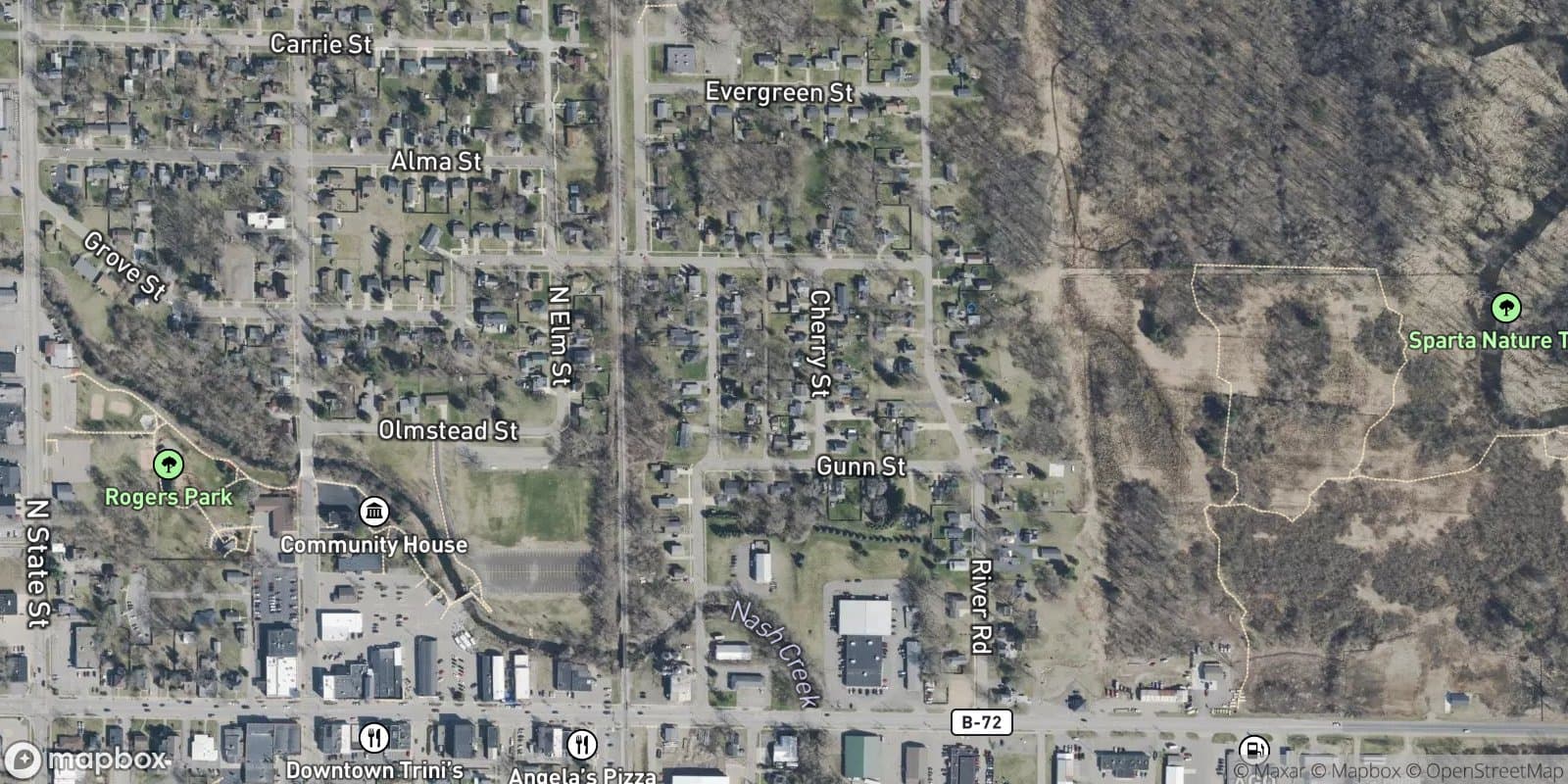 Cheney & Stebbins Add. — satellite view