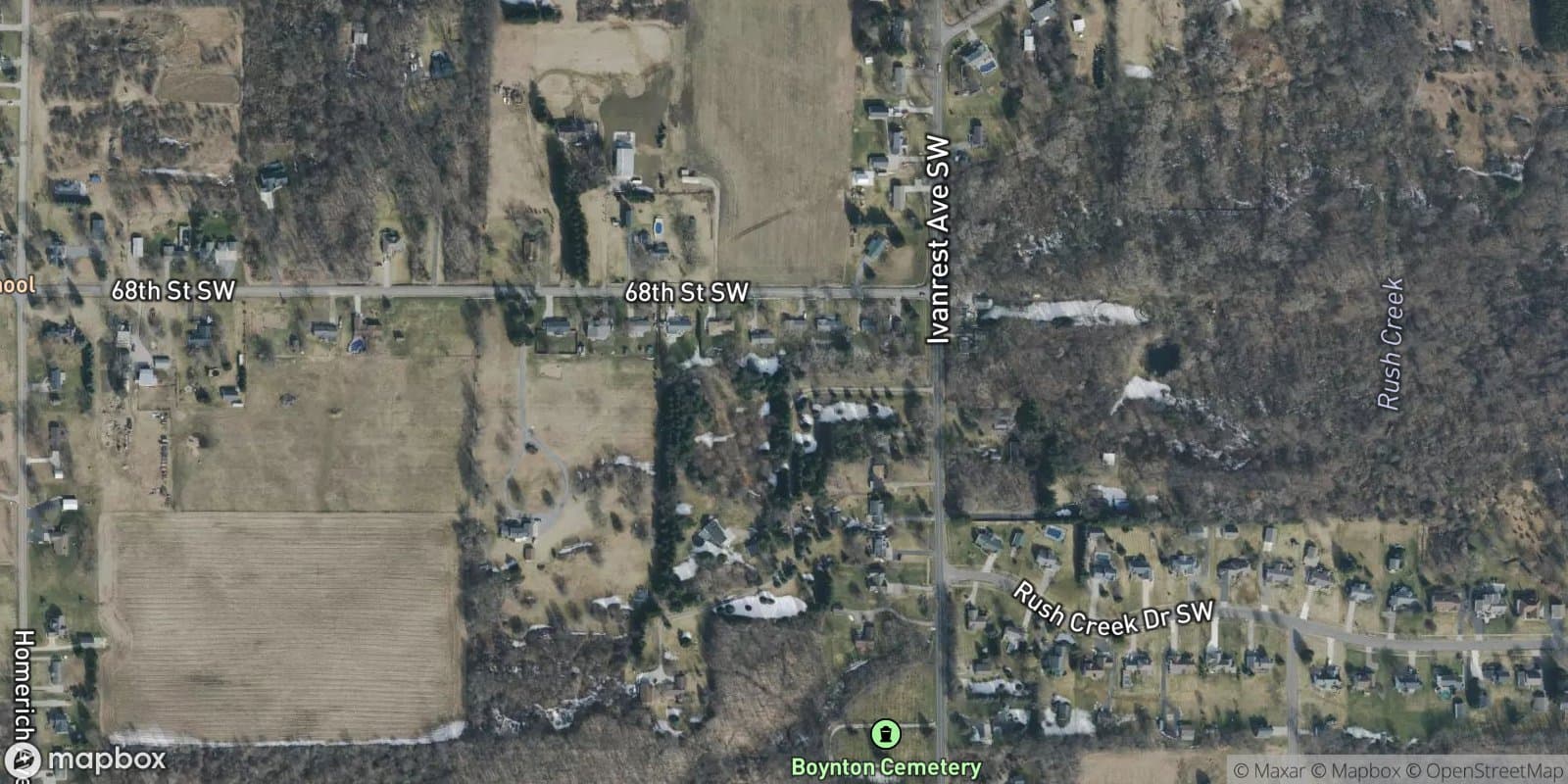 Sunnyfield Hills — satellite view