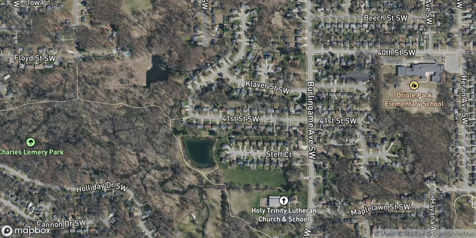 Wyoming Acres — satellite view