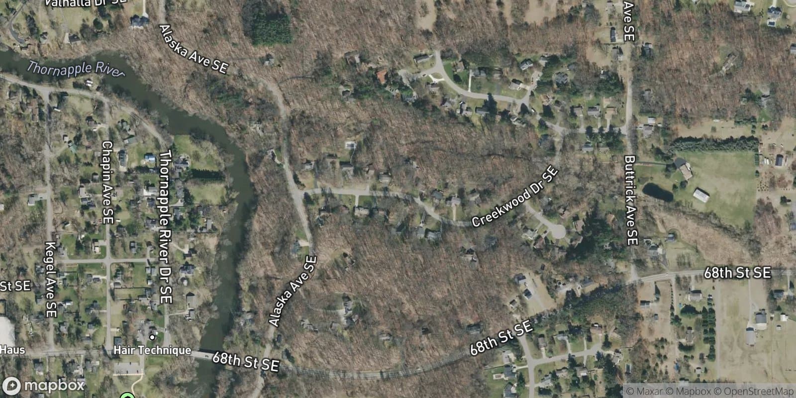 Listening Valley No. 2 — satellite view