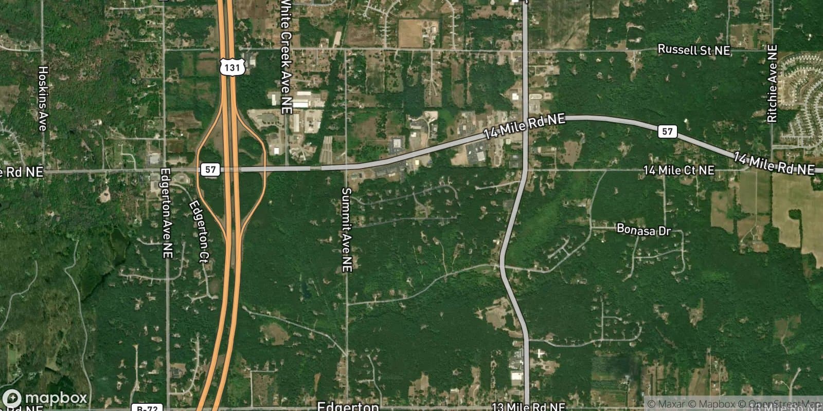 Summit Woods — satellite view