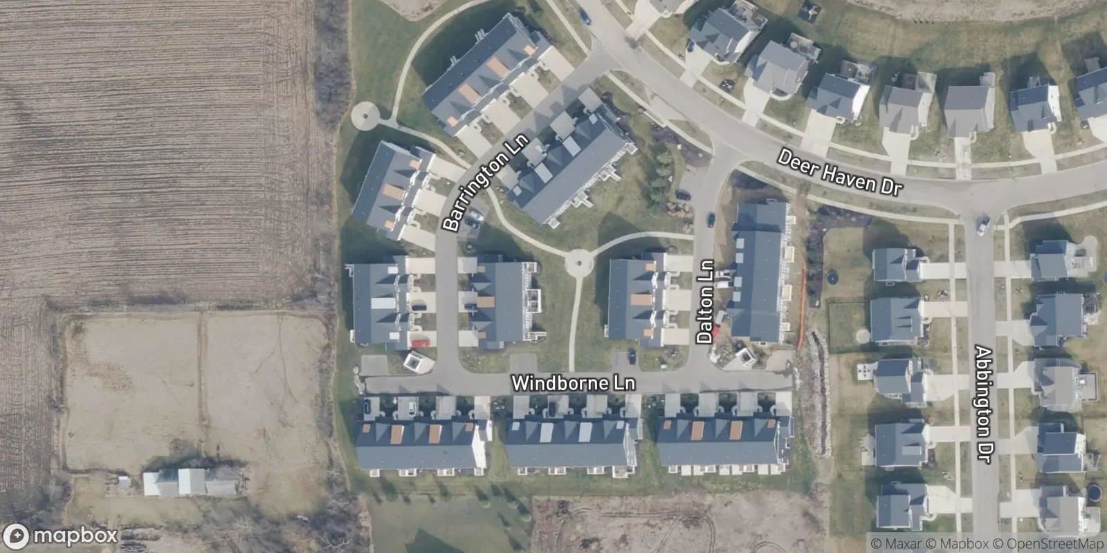 The Townhomes at Lowing Woods — satellite view