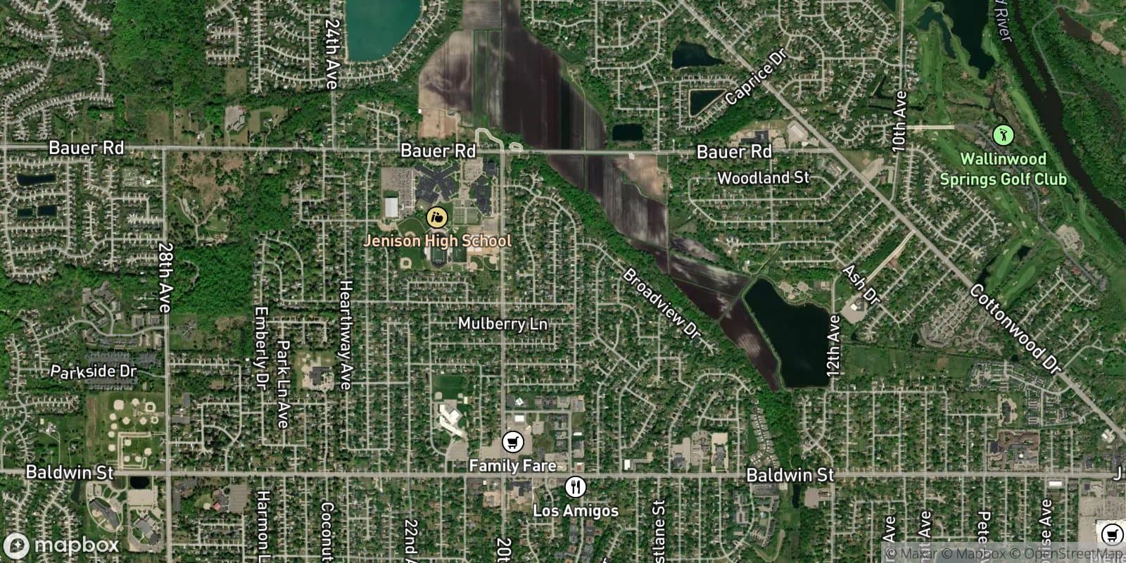 Broadview Gardens — satellite view