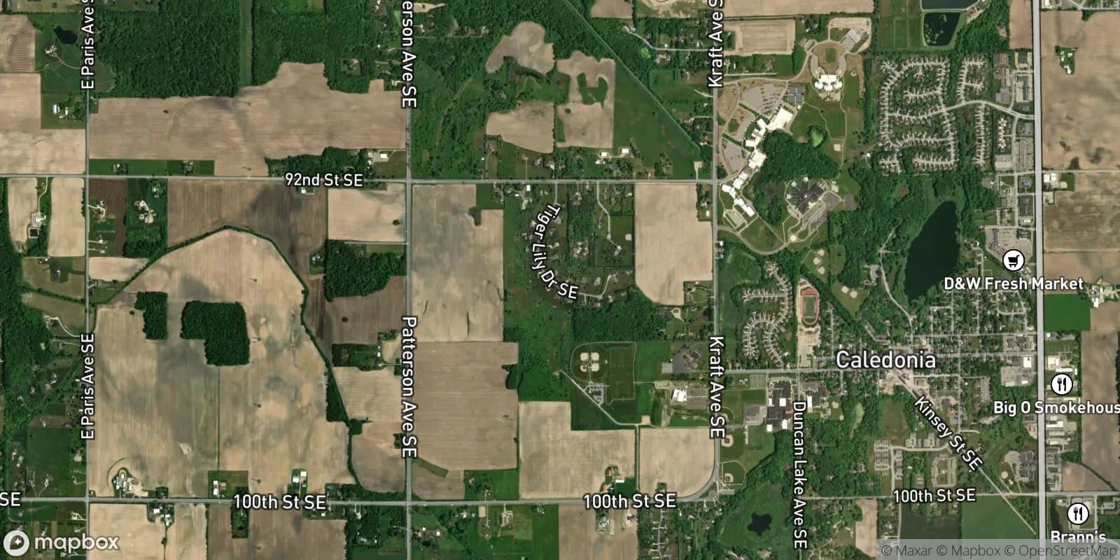 Tiger Lily Estates — satellite view