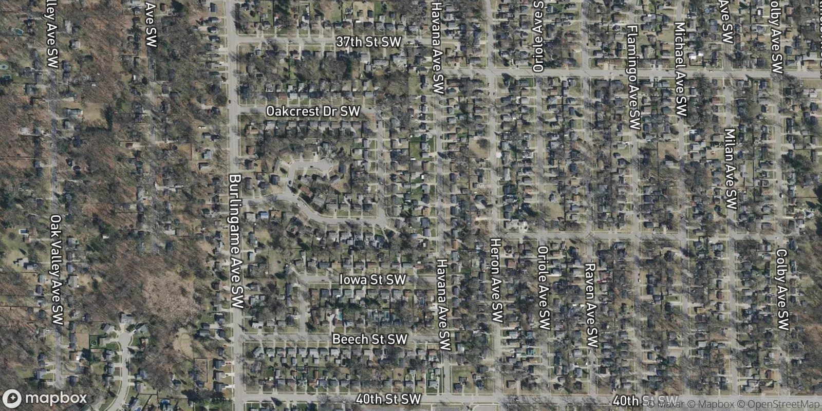 Parkwood Add. No.5 — satellite view