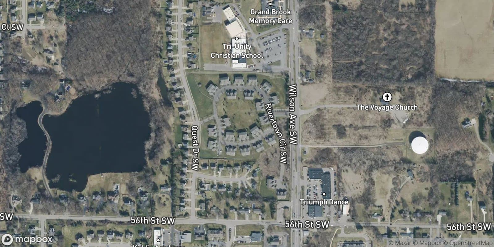 Rivertown Place Condominiums — satellite view